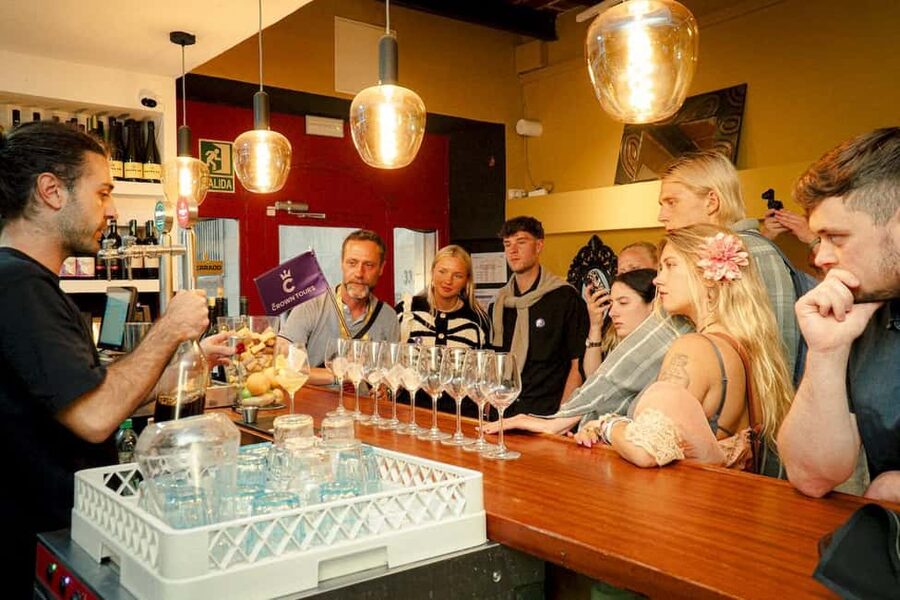 Barcelona: Old City Hidden Gems, Tapas, & Drinks Guided Tour - Stories from Barcelona’s bar culture with guides Adrian and Dave