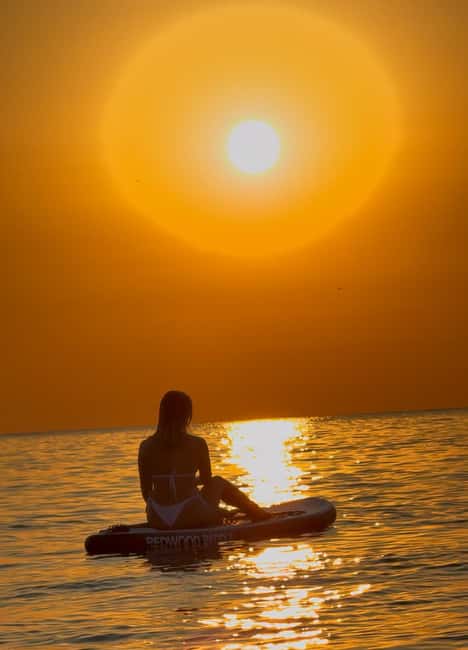BARCELONA PADDLE SURF SUNRISE+BREAKFAST+PHOTOSVIDEOS4K+GUIDE - What you get before you even paddle (gear and support)