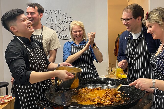 Barcelona Paella Cooking Class & Boqueria & Hofmann-Trained Chefs - Feast on What You Made: Wine, Sangria, and a Catalan Sweet Finale