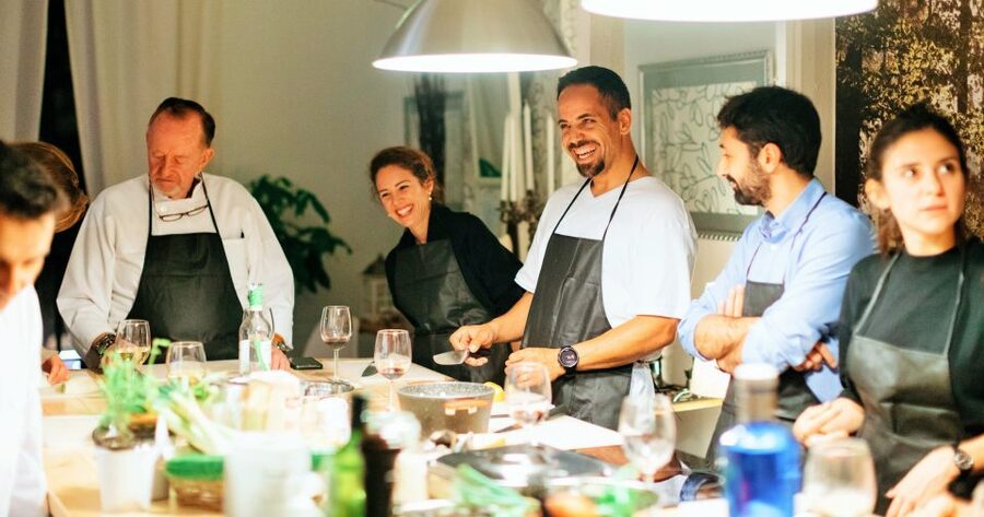 Barcelona: Paella Cooking Workshop and Market Tour - Cooking Your Own Spanish Menu: Omelette, Seafood Paella, and Crema Catalana