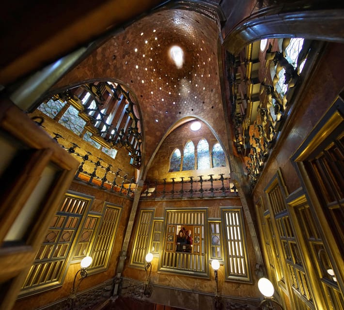Barcelona: Palau Güell by Gaudí Entrance Ticket - Inside the entrance hall: where Gaudí’s scale hits you