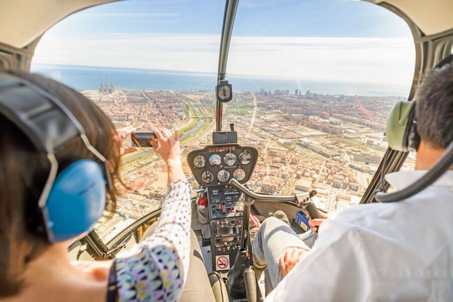 Barcelona: Panoramic Helicopter Flight & Boat Transfer - Where you start and finish: meeting point and what to bring