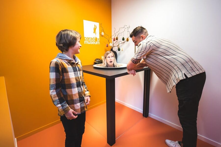 Barcelona: Paradox Museum Entry Ticket - The Signature Illusions: Zero Gravity, Camouflage, and the Paradox Tunnel