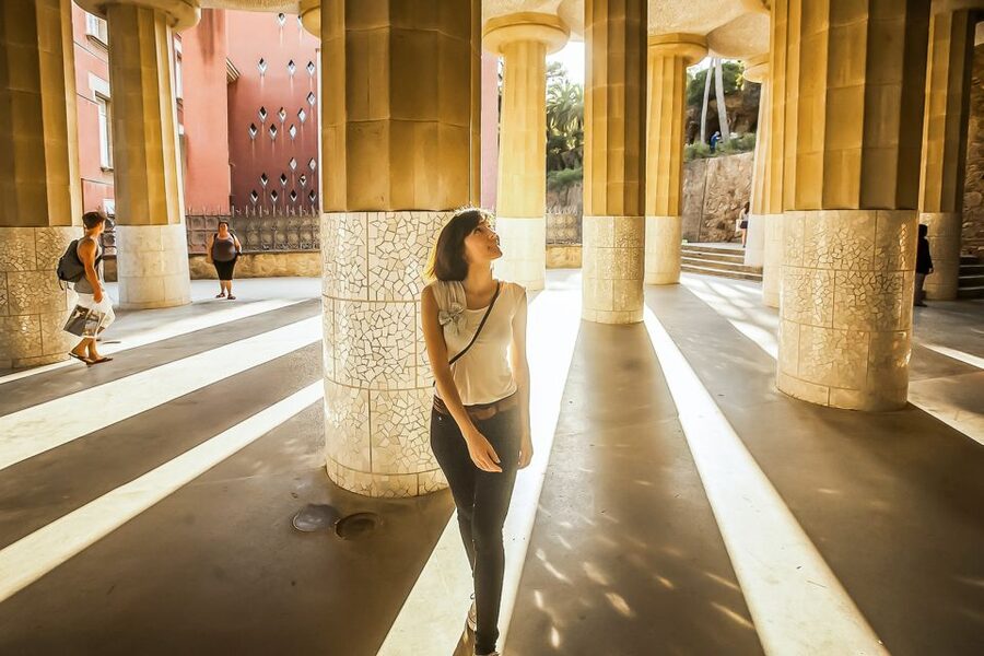 Barcelona: Park Güell Admission Ticket - Getting up the hill: the easiest entrances to aim for