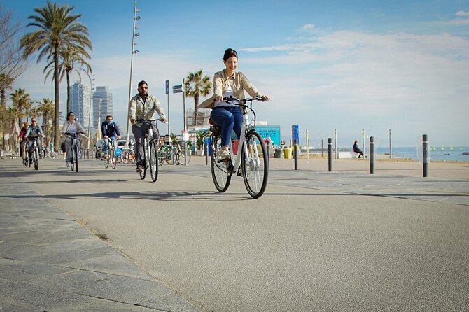 Barcelona Photo Highlights eBike Small Group Tour - Start at Moll de la Marina: the ride begins before the first photo