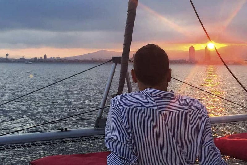 Barcelona: Premium Shared Sunset Cruise (Drinks & Snacks) - What you do before the sunset: ports, sailing, and quick sea time
