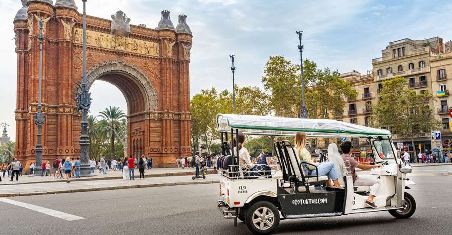 Barcelona: Private City Tour by Eco Tuk Tuk - Meeting point at Carrer de Casp 13: quick, practical, and no hotel pickup