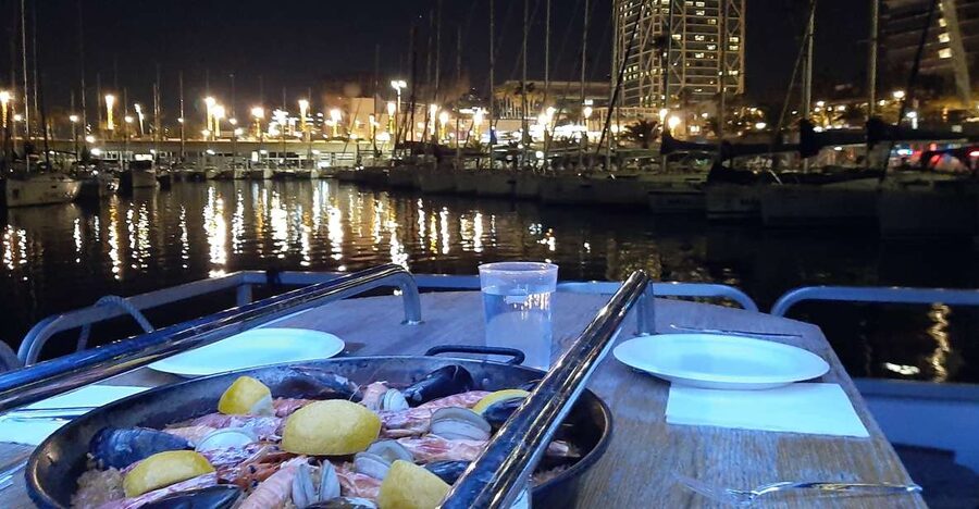 Barcelona: Private Evening Cruise with Dinner and Drinks - Olympic Port Dock Scene: Meeting Your Skipper Without Stress
