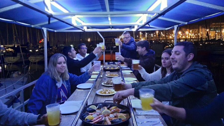 Barcelona: Private Evening Cruise with Dinner and Drinks - Onboard Vibes: Music, Crew Service, and How the Skipper Handles Weather