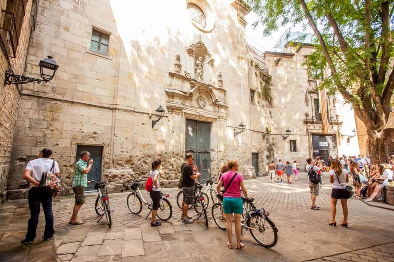 Barcelona: Private Group Bike Tour - Santa Maria del Mar: the Gothic cathedral stop that feels worth it