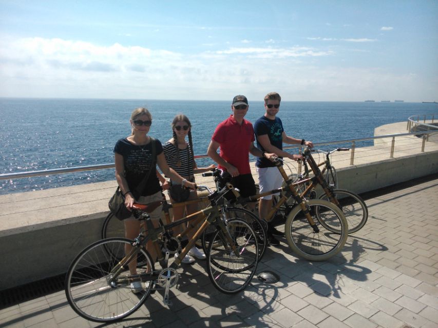 Barcelona: Private Highlights Tour by Bamboo Bicycle - Olympic Village and the route’s long-view perspective