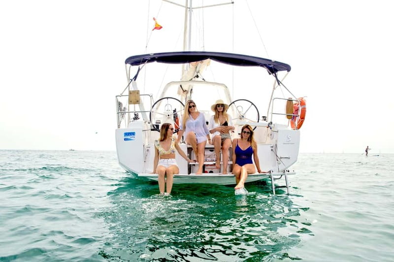 Barcelona: Private Sailing Trip with Drinks & Snacks (max 9) - From the port to the Golden Fish: what you see right away