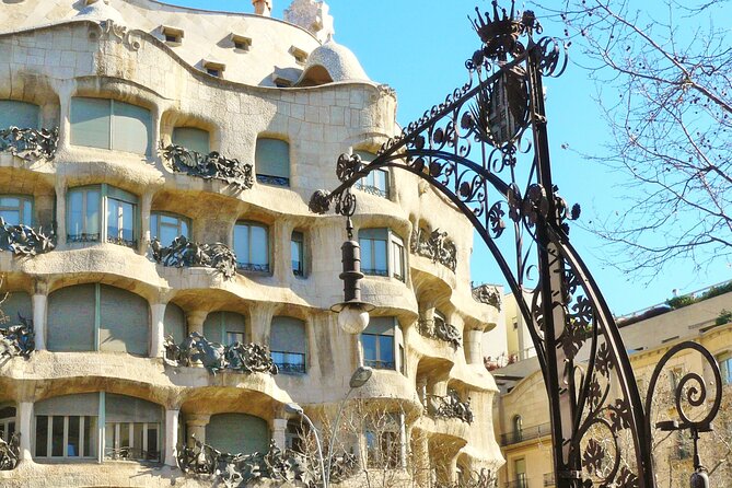 Barcelona Private Tour by Sidecar Motorcycle - UNESCO Gaudí Stops Without Ticket Lines (Exterior Views Only)