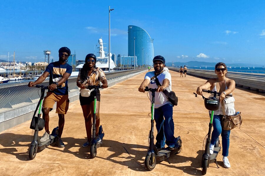 Barcelona: Sagrada Familia Electric Scooter or Bike Tour - How the electric scooter or e-bike tour feels in practice
