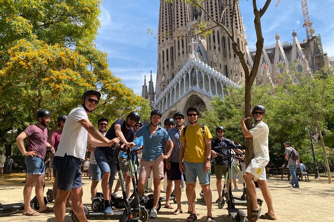 Barcelona Sagrada familia Electric Scooter or E-Bike Tour - How you cover Sagrada Família, the coast, and Gaudí roads fast