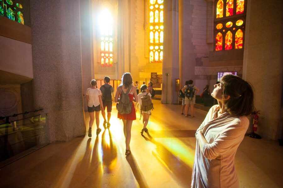 Barcelona: Sagrada Familia Entry Ticket with Audio Guide - Crowds, Light, and Why Sunset Booking Can Feel Special