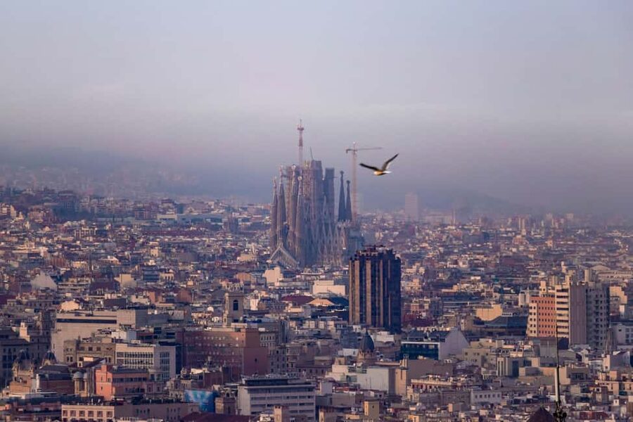 Barcelona: Sagrada Familia Guided Tour with Tickets - The interior map: five naves and thirty-six columns
