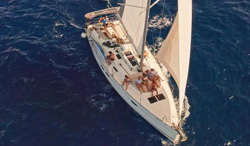 Barcelona Sailing Experience Luxury Boat w/Snacks & Drinks - The 2-hour plan: from safety briefing to a calm return