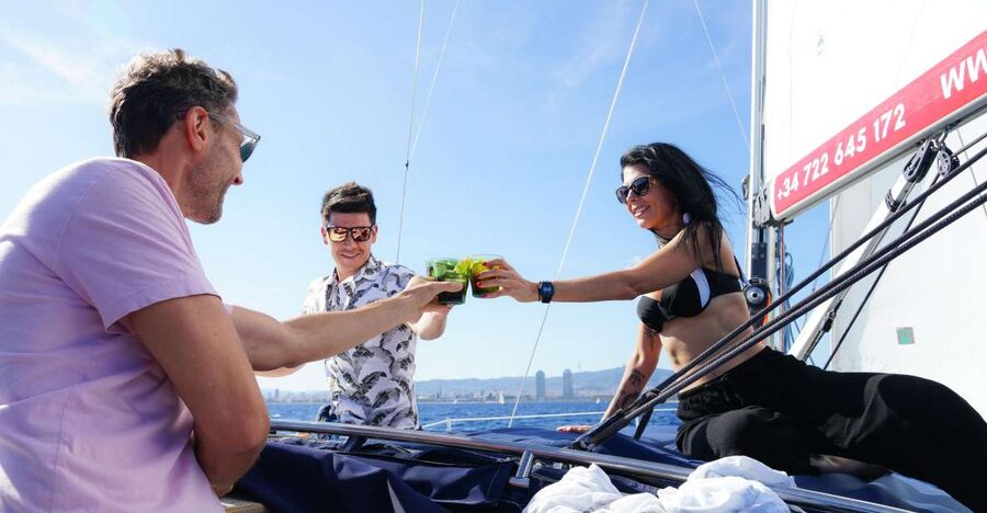 Barcelona: Sailing Tour with Vermouth and Drinks - First Steps: Finding Sailing Experience Barcelona in Port Olimpic