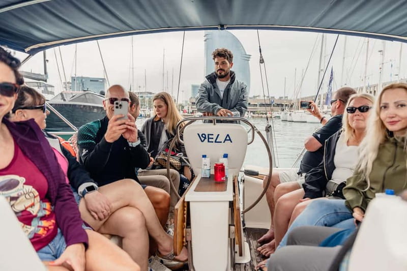Barcelona: Sailing Tour with Young Local Captain & Drinks - La Barceloneta from the sea: guided sightseeing with real breathing room