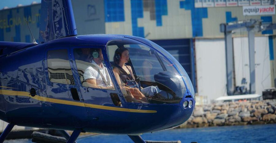 Barcelona: Scenic Helicopter Flight - From the Barcelona Heliport: what the start tells you about the whole experience