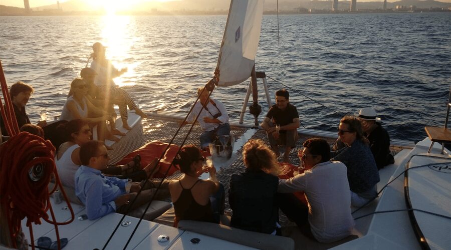 Barcelona: Shared cruise on a catamaran Drink+Local Tapa - Key Points Before You Go