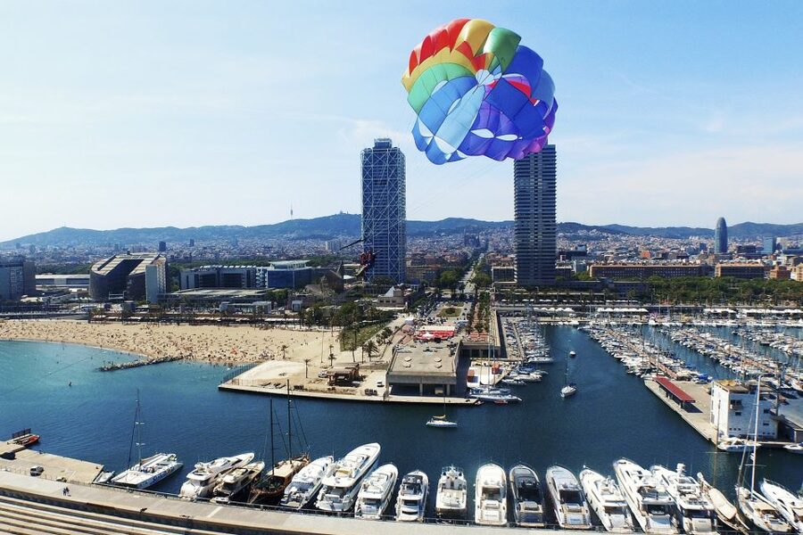 Barcelona: Small-Group Parasailing Experience - Port Fòrum: Why This Marina Area Works for Parasailing