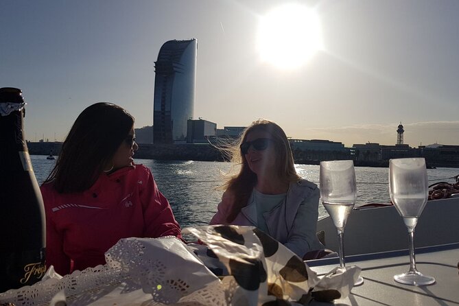 Barcelona Small Group Sailing with Snacks and Cava - Hotel W Barcelona (The Sail-Shaped Tower) and the Coastal Line