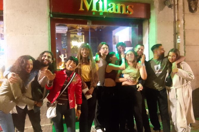 Barcelona speakeasy tapas pub crawl with hidden bars - The guide experience: Jordan, Kamala, Jardel, and Rossi make or break it