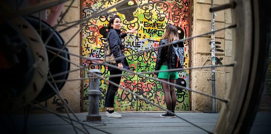 Barcelona | Street Art Bike tour - Street Art by Bike in 2.5 Hours: how the pacing really feels
