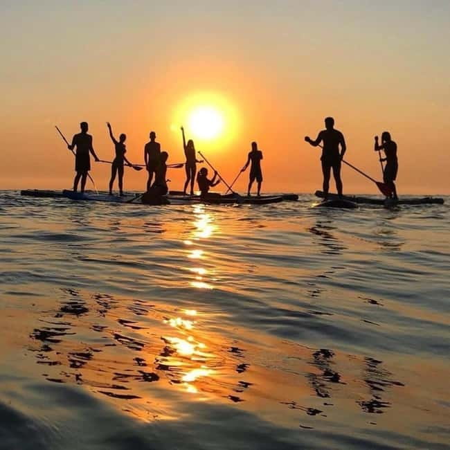 Barcelona: Sunrise or Sunset Paddle Surf with Photos - Port Olímpic at golden hour: why this setting changes the whole experience