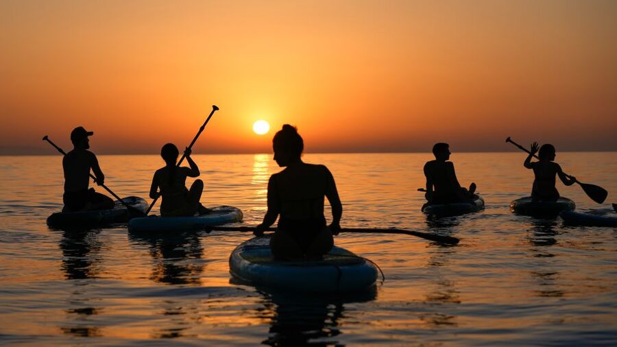 Barcelona: Sunrise Paddleboarding with Instructor and Photos - Where You Meet, Store Your Stuff, and Get Your Gear