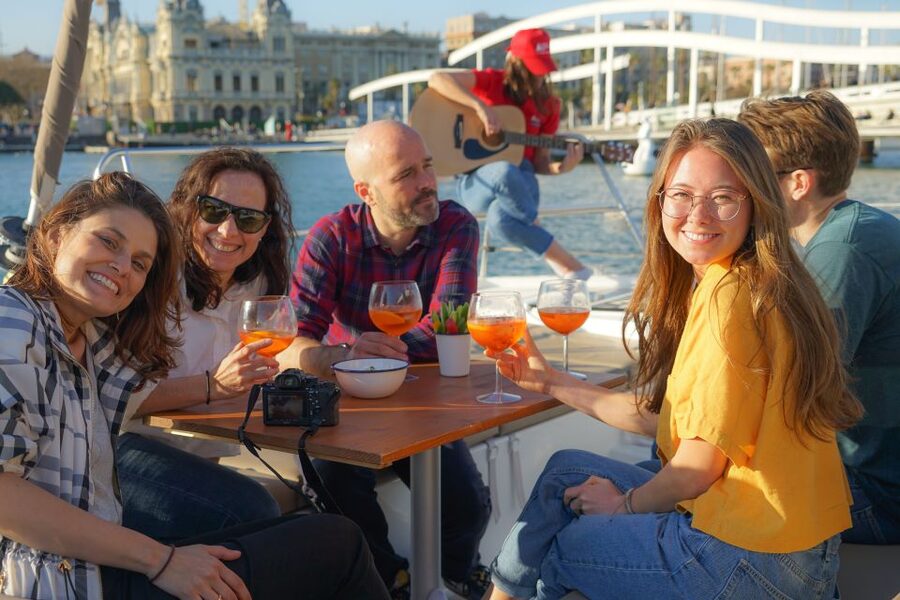 Barcelona: Sunset Catamaran Experience w/ optional Dinner - Sunset Catamaran Views You Can Actually See