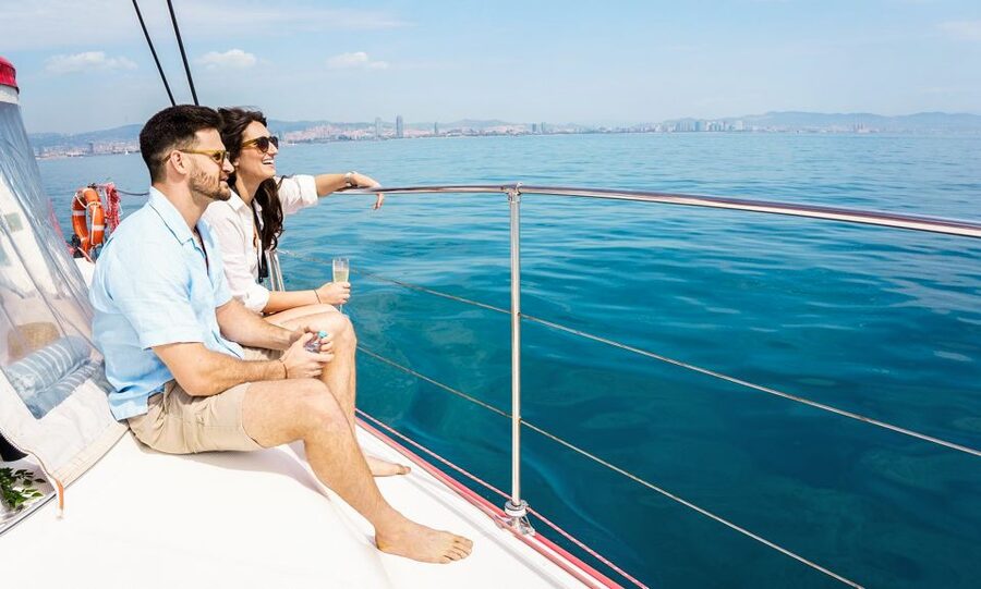 Barcelona: Sunset or Day Catamaran Cruise with Tapa & Drink - Views You Can’t Get from the Beach
