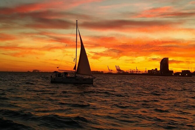 Barcelona Sunset Private Sailing & Live Spanish Guitar & open Bar - Port Vell: From Old Harbor to Modern Waterfront Fun