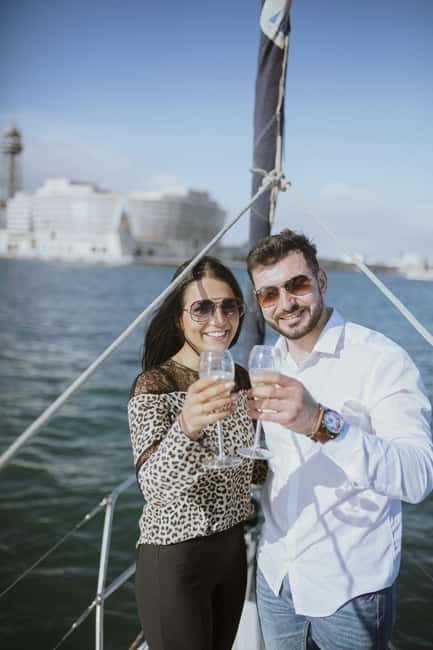 Barcelona: Sunset Sailboat Cruise with Open Bar and Snacks - How the 1.5–2 Hour Route Works: Olympic Port, Barceloneta, Then Back