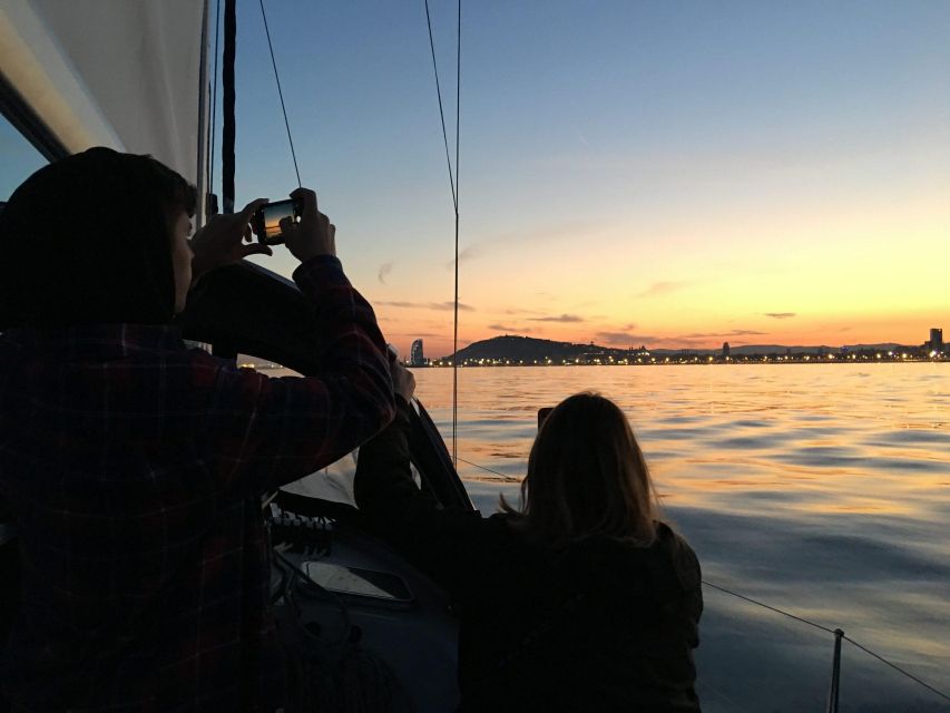 Barcelona: Sunset Sailboat Cruise with Open Bar and Snacks - Skyline From the Water: What You’ll Actually See