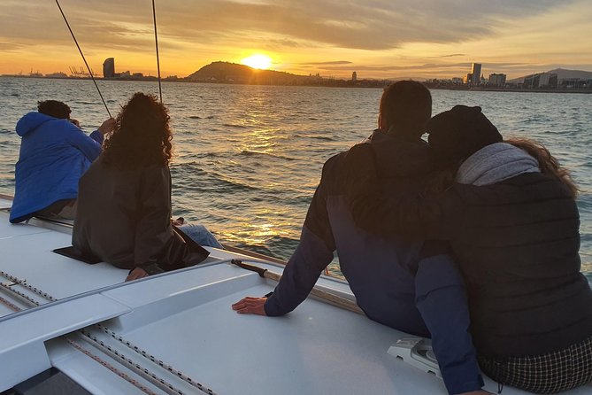 Barcelona Sunset Sailing Cruise from Port Olímpic with Open Bar - The Commercial Port and Its White Drawbridge