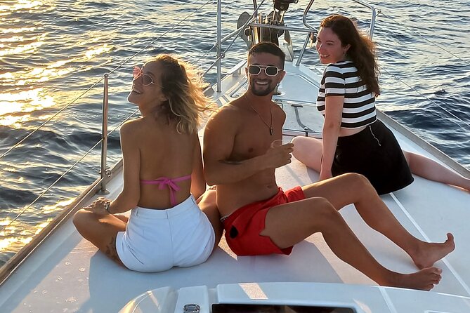 Barcelona Sunset Sailing Cruise from Port Olímpic with Open Bar - Maremagnum on Pontoons: Modern Shopping, But Seen Differently