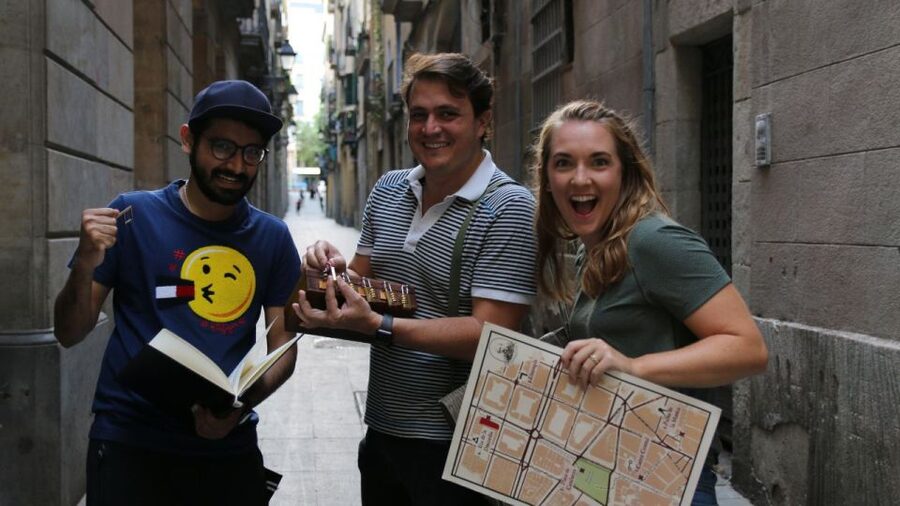 Barcelona: "The Secret of Cerdà" Treasure Hunt Walking Tour - Starting at Carrer de Trafalgar: your tools and first moves