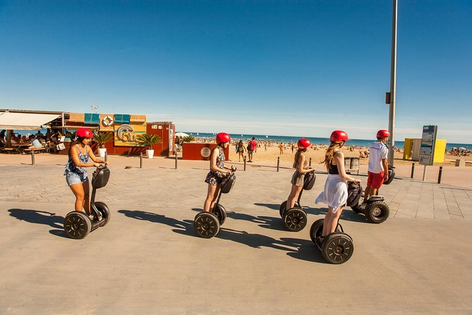 Barcelona Top Highlights Segway Tour - Getting Started at Jardins de les Tres Xemeneies