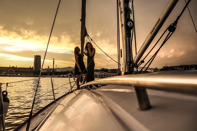 Barcelona Unique Sunset Sailing Experience with Tapas & Open Bar - Meeting Point Reality: Find It Fast, Start Relaxed