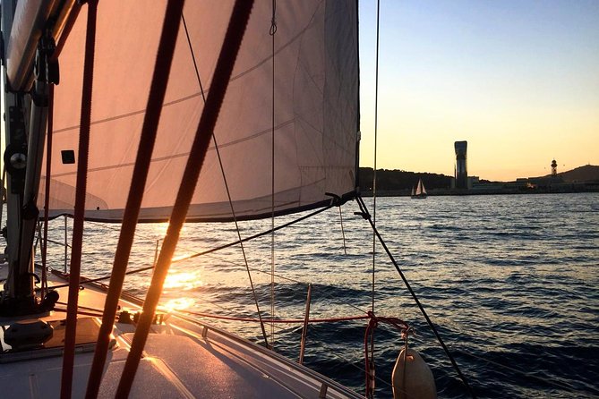 Barcelona Unique Sunset Sailing Experience with Tapas & Open Bar - The Route: Skyline Glimpses and Platja de la Nova Icaria