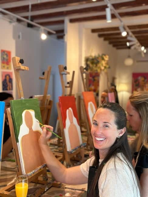 Barcelona: Wine and Art! Unlimited Wine and Local Artists - Themes Like Tarot & Paint, Drag & Art, and Frida Kahlo