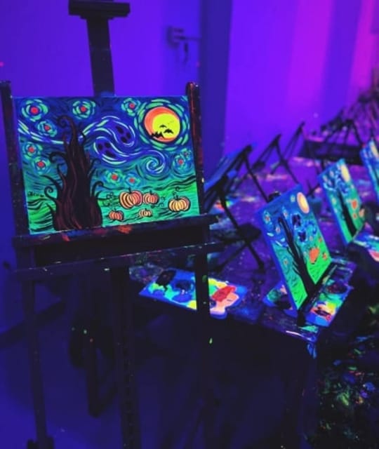 Barcelona: Wine and Van Gogh Paint and Sip Painting Class - Materials and Setup: What’s Provided So You Can Focus