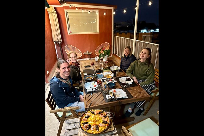 BBQ Paella in a Penthouse Terrace in Barcelona with a Chef - Chef Victor, Kiira, and Lola: Why the Atmosphere Feels Like Family