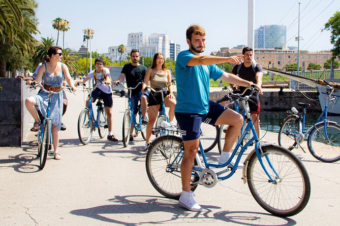 Beach Bike Tour Barcelona - Guide energy: safety first, local hints second