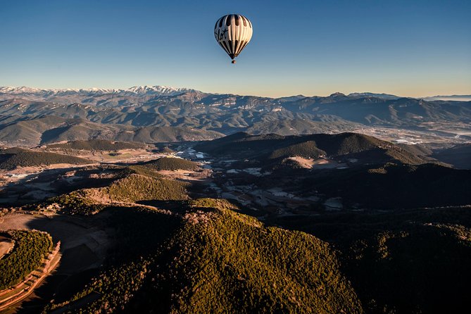Catalonia Hot Air Balloon Ride and Breakfast over the Volcanoes of la Garrotxa - Garrotxa volcano views, without the road crowds