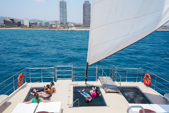 Catamaran Sailing Cruise in Barcelona - A Solar-Panel Catamaran Skyline Spin From Barcelona’s Main Ports