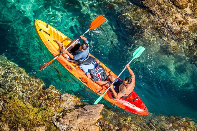 Costa Brava Kayaking and Snorkeling Small Group Tour with Lunch - Meeting at La Bohème, then getting into swim mode fast